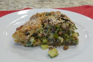 Zucchini & Greens Torte