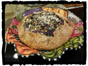 Greens and Sweet Onion Pie