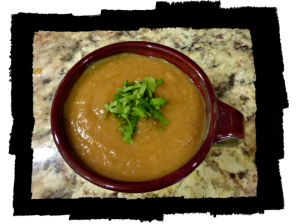 Young Turnips and Sweet Potato Soup